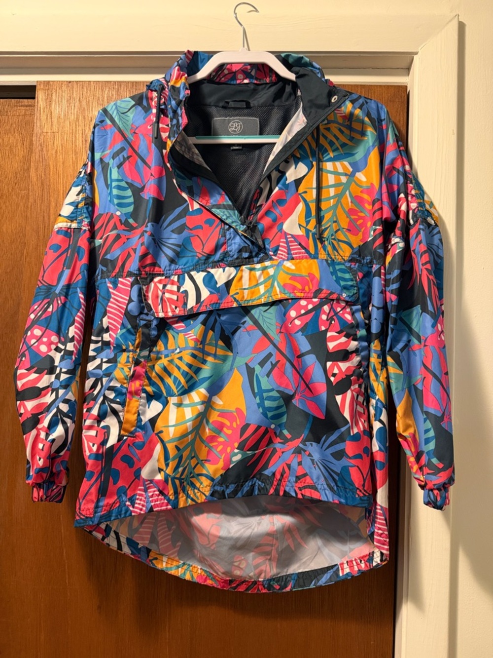 Lauren James Multicolor Tropical Print windbreaker Jacket